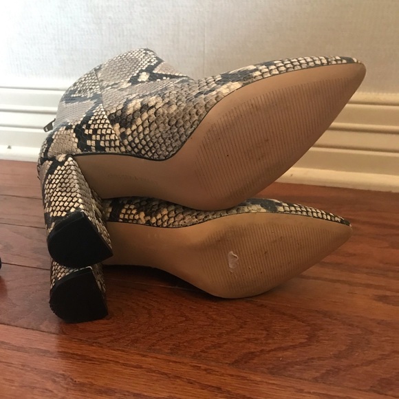 Chelsea & Violet Snake-Print Boots - Picture 7 of 7